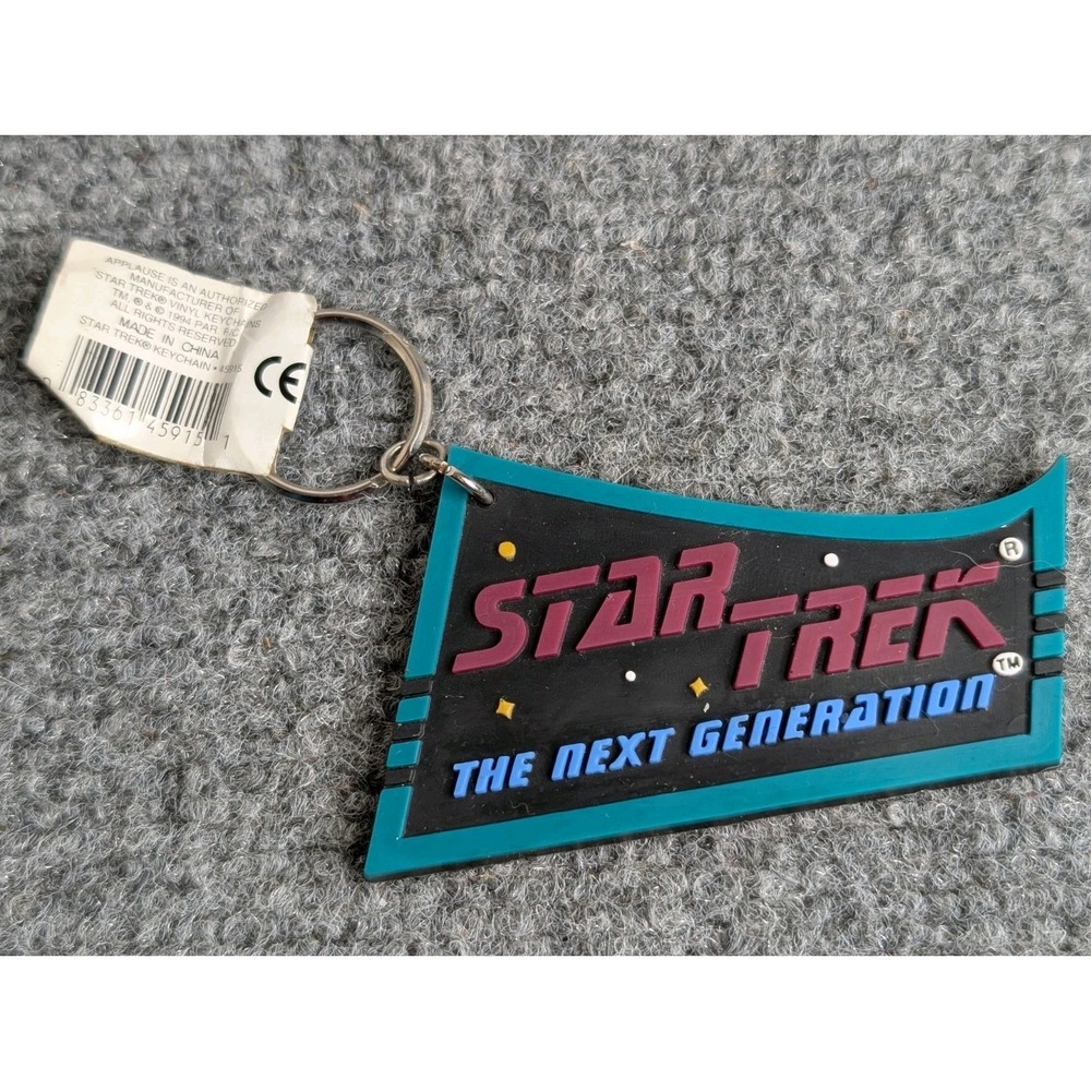 New With Tags 1994 Star Trek The Next Generation Key Chain Applause